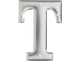 1600 Series Permanent Aluminum Embossed Number and Letter Labels 3 in T 10/PK