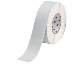 Metallized Polyester Rating Plate and PCB Labels 2 in W x 300 ft L Light Gray