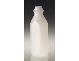 BOTTLE NATURAL HDPE 8OZ CS500