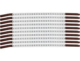 ClipSleeve Wire Markers Size 15 Nylon 14 AWG - 12 AWG, 2 Pack of 300 Each