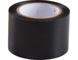 Marking Tape Roll - Abrasion Resistant Vinyl, Solid Color, Black, 3"