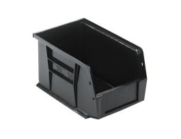 BIN STACK HANG PP BLACK 9 1/4 X6 X5 IN
