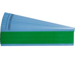NEMA Wire Marker Perm Adhesive Vinyl 0.5in H x 0.25in W Light Green PK/25 Crds
