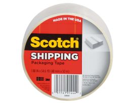 Scotch® Shipping Packaging Tape 3350, 1.88 in x 54.6 yd (48 mm x 50 m)