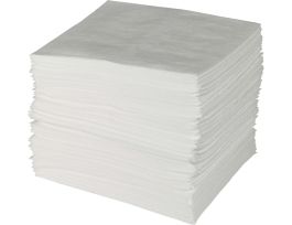 ENV® Oil Only Absorbent Pads - Medium Weight, 15" x 19", Absorbency Capacity 23.2 gal