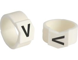 ClipSleeve Wire Markers Size 61 Nylon 0 AWG - 0 AWG, V Pack of 50 Pieces