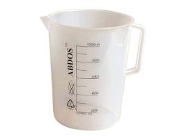 Beaker with Handle, PP, 1000 mL; 4/pk