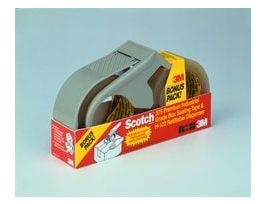 Scotch® Box Sealing Tape with Dispenser PSD1, Clear, 48 mm X 50 m