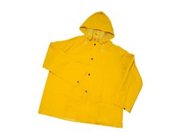 West Chester, 35mm PVC/Poly Rain Jacket, Yellow , 4X