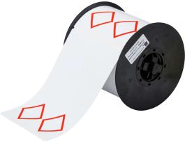 B30 Series GHS CLP Chemical Labels 4.133in H x 6.102in W Red on WT 200/RL