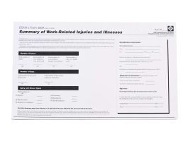 OSHA 300A Forms, Pack of 25 Sheets