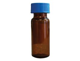 Vial and Cap Kit, 2 mL, Screw Top Amber Glass Vials, Pre-Slit PTFE/Silicone Septa, Mass Spec Quality; 100/pk
