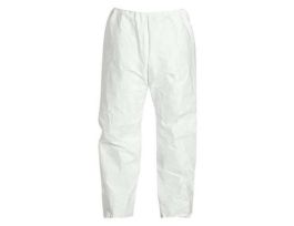 Tyvek® 400 Pants. Open Ankles. Elastic Waist. Elastic Waist. Serged Seams, 12/CS, White