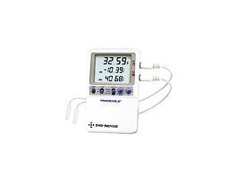 Traceable High-Accuracy Fridge/Freezer Thermometer with Calibration; 2 Bullet probes