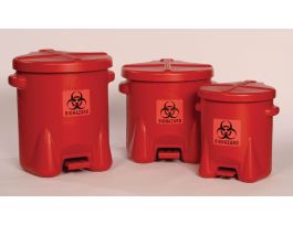 CAN RED BIOHAZARDOUS 10GL