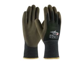 10G Lime Acrylic/Blk. 13G Nylon Shell, Blk. Latex MFinish Grip