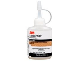 3M™ Scotch-Weld™ Instant Adhesive CA100, Clear, 1 fl oz, 12 Bottles/Case