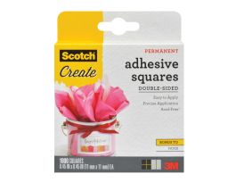 Scotch® Adhesive Squares 009-1000-CFT, 1000 squares/pack