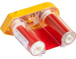 BMP61 M611 Series R4400 Printer Ribbon, Roll of 75', Red, 2" W