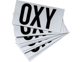 OXY Labels, 2" H x 0.004" D