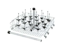 Spindle Rack Set for Glassware Washer, Full Lower Spindle Rack