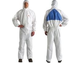3M™ Protective Coverall 4540+ White & Blue Type 5/6 Size 3XL, 25 EA/Case