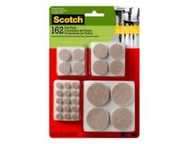 Scotch™ Felt Pads Value Pack, SP845-NA, Beige, 162 Pack