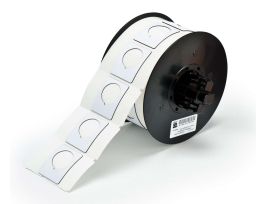 B30 Series Raised Profile Push Button Labels 1.5 in H x 1.2 in W White 200/RL