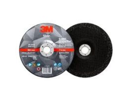 3M™ Silver Depressed Center Grinding Wheel, 87451, 36+, T27, 7 in x 1/4 in x 7/8 in, 10/Carton, 20 ea/Case