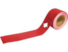 Self-Adhesive Pipe Marker: (Blank), 1" H x 8" W, Roll of 25 Each, Fits Pipes 1.5" Dia. Thru 2" Dia.