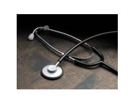 STETHOSCOPE SINGLE HEAD TECH-MED BLACK