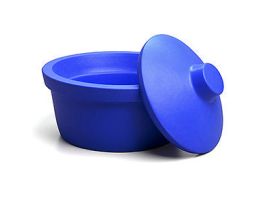 ICE BUCKET ROUND W/LID N-TOX EVA BL 2.5L