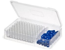 VIAL 1.5ML BONDED CAP PK100