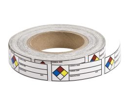 B235 1 x 3 RTK Label W/NFPA Diamond