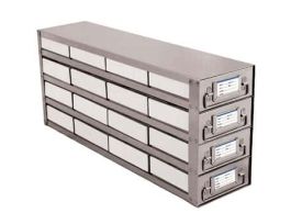 Upright Freezer Drawer Rack for Standard 2" Boxes, 4 x 4 Array