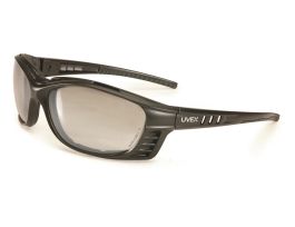 Uvex Livewire™ Seald Eyewear, Matte Black Frame, SCT-Reflect 50 Lens, Uvextreme Plus A