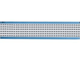 Numerical Wire Markers Permanent Adhesive Vinyl 0.75 in H Legend: 26, 1800 Total