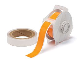 GlobalMark ToughStripe Floor Marking Tape 1.125 in W x 100 ft L Orange, Clear