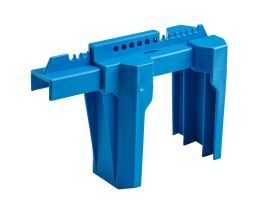 Large Ball Valve Lockout Device, Blue Pipe Diameter Range: 2 to 8 in