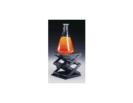 Polycarbonate Lab Jack, 8" x 8" Top, 3" to 12" H, 15 Lb Capacity