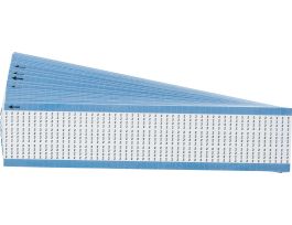 Numerical Wire Markers Permanent Adhesive Vinyl 0.5 in H Legend: 2, 3750 Total