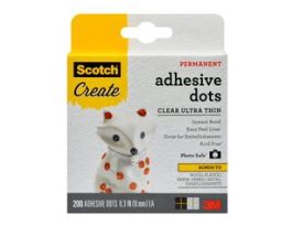 Scotch® Adhesive Dots 010-200UT-CFT, Clear