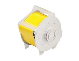 GlobalMark Magnetic Labels 2.25 in W x 25 ft L Yellow