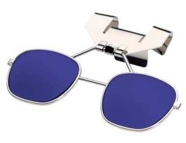 880 Series (Klip lifts for hard hat visors) Full Front Cobalt Blue Shade 4