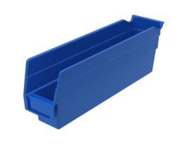 BIN SHELF BIN 11-5/8 X 2-3/4 X 4 BLUE