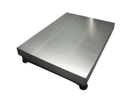 Stainless Steel Weighing Scale, 330lb/150kg, 15.7" x 19.7" Platform