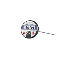 Traceable Jumbo-Display Thermometer with Flat-Surface Probe and Calibration;1C accuracy