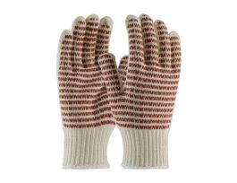 Cotton Knit, EverGrip MW Pattern, Rust Nitrile Coat, 2 Sides, Hvy Wgt