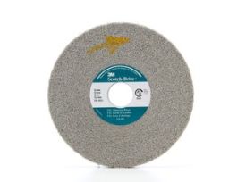 Scotch-Brite™ EXL Deburring Convolute Wheel, XL-WL, 8S Fine, 8 in x 3/8 in x 3 in, 4 ea/Case