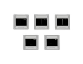 PHOTO DIFFRACTION SET OF 5 SINGLE SLITS
